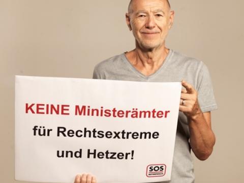 Willi Resetarits, gegen Rechtsextreme in Ministerämtern